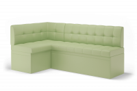 Кухонный  угловой диван  Остин  Ш*Г*В 2050*1150*880  мм.   Экокожа  Reex Green  MLK
